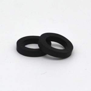 Dichtungen für 5/8" Bier-Verschraubung, Gummiring schwarz, weich, zwei Stück