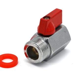 Absperrhahn 5/8" zum Aufschrauben für Keg-Verschlüsse