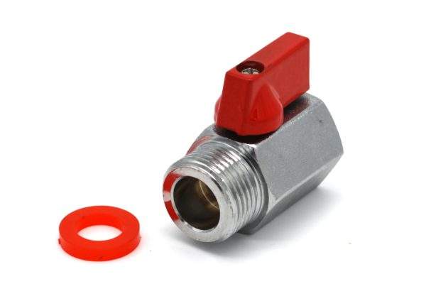 Absperrhahn 5/8" zum Aufschrauben für Keg-Verschlüsse
