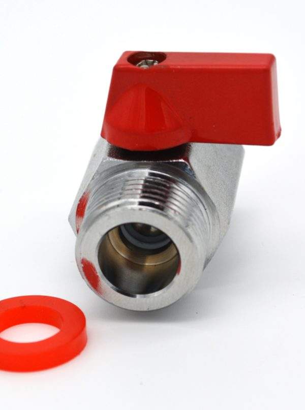 Absperrhahn 5/8" zum Aufschrauben für Keg-Verschlüsse – Bild 3