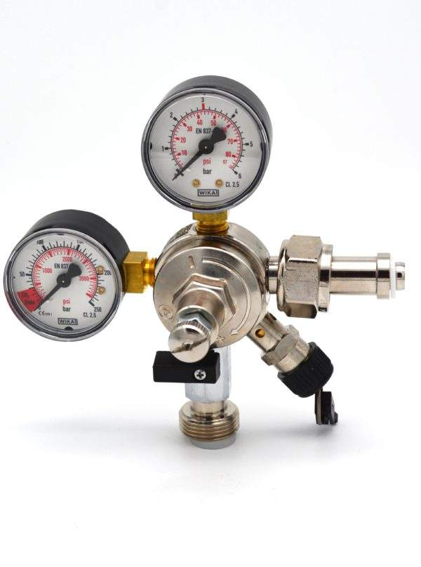 CO2-Druckminderer Anschluss rechts