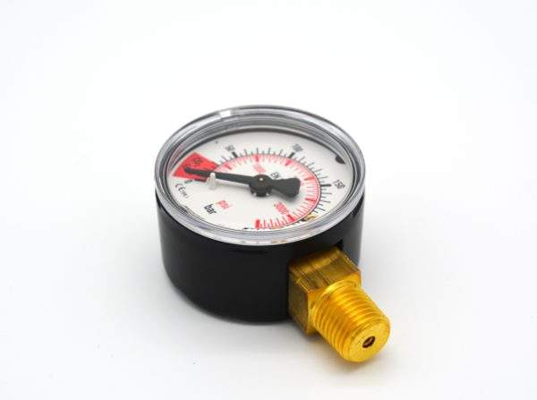CO2-Inhaltsmanometer, Anschluss 1/4" Außengewinde – Bild 2