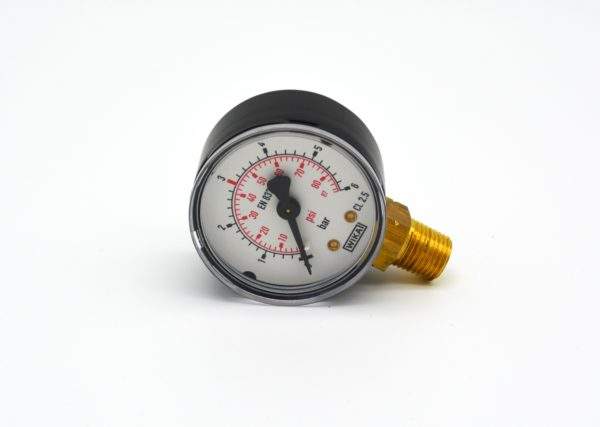 CO2-Arbeitsmanometer, Anschluss 1/4" Außengewinde