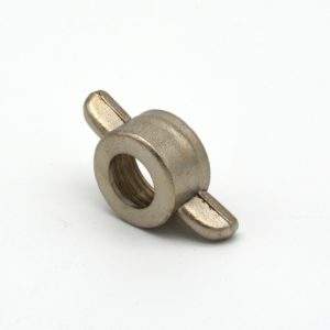 Flügelmutter 5/8" für Bierschlauch, Messing vernickelt