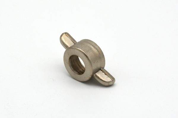 Flügelmutter 5/8" für Bierschlauch, Messing vernickelt