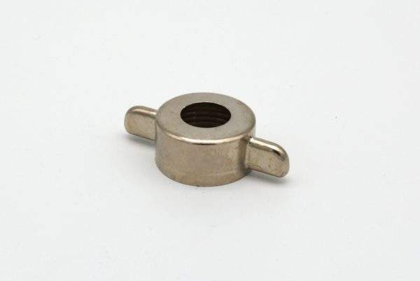 Flügelmutter 3/4" für CO2-Schlauch, Messing vernickelt