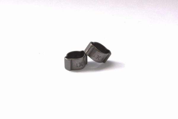 2-Ohr-Klemmen, Metall, NW 4 mm, 2 Stück – Bild 2