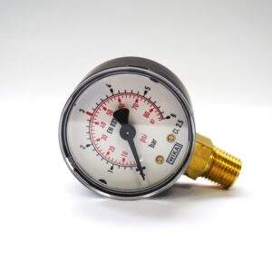CO2-Arbeitsmanometer, Anschluss 1/4" Außengewinde