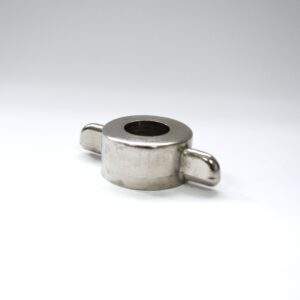 Flügelmutter 3/4" für CO2-Schlauch, Messing vernickelt