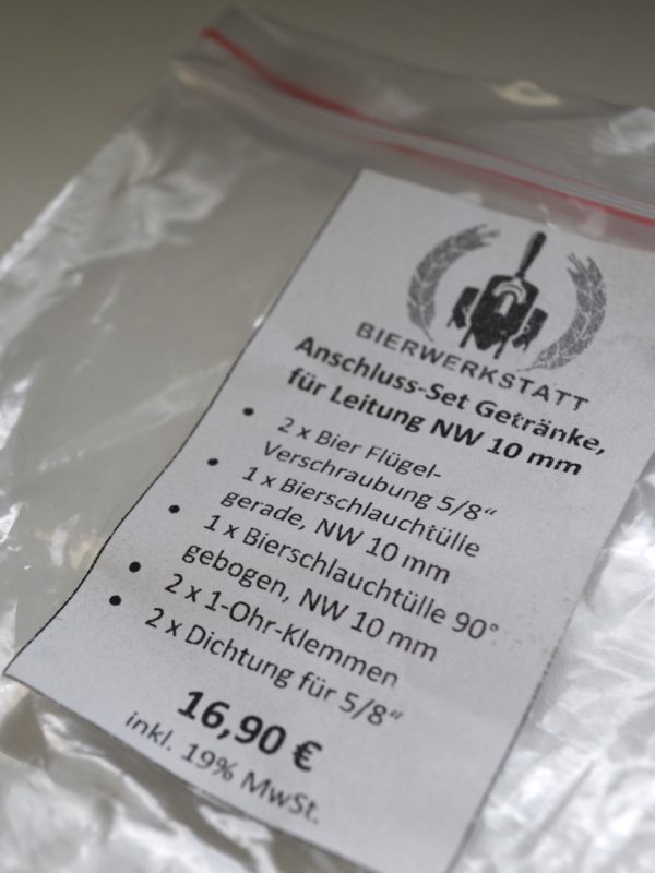 Anschluss-Set Getränke für Leitung NW 10 mm – Bild 2