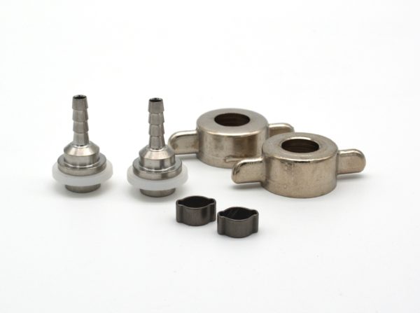 Anschluss-Set CO2 für Schlauch NW 4 mm